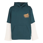 (キッズ)ジュニア MID90S レイヤード フーディ 691176 75 DGRN