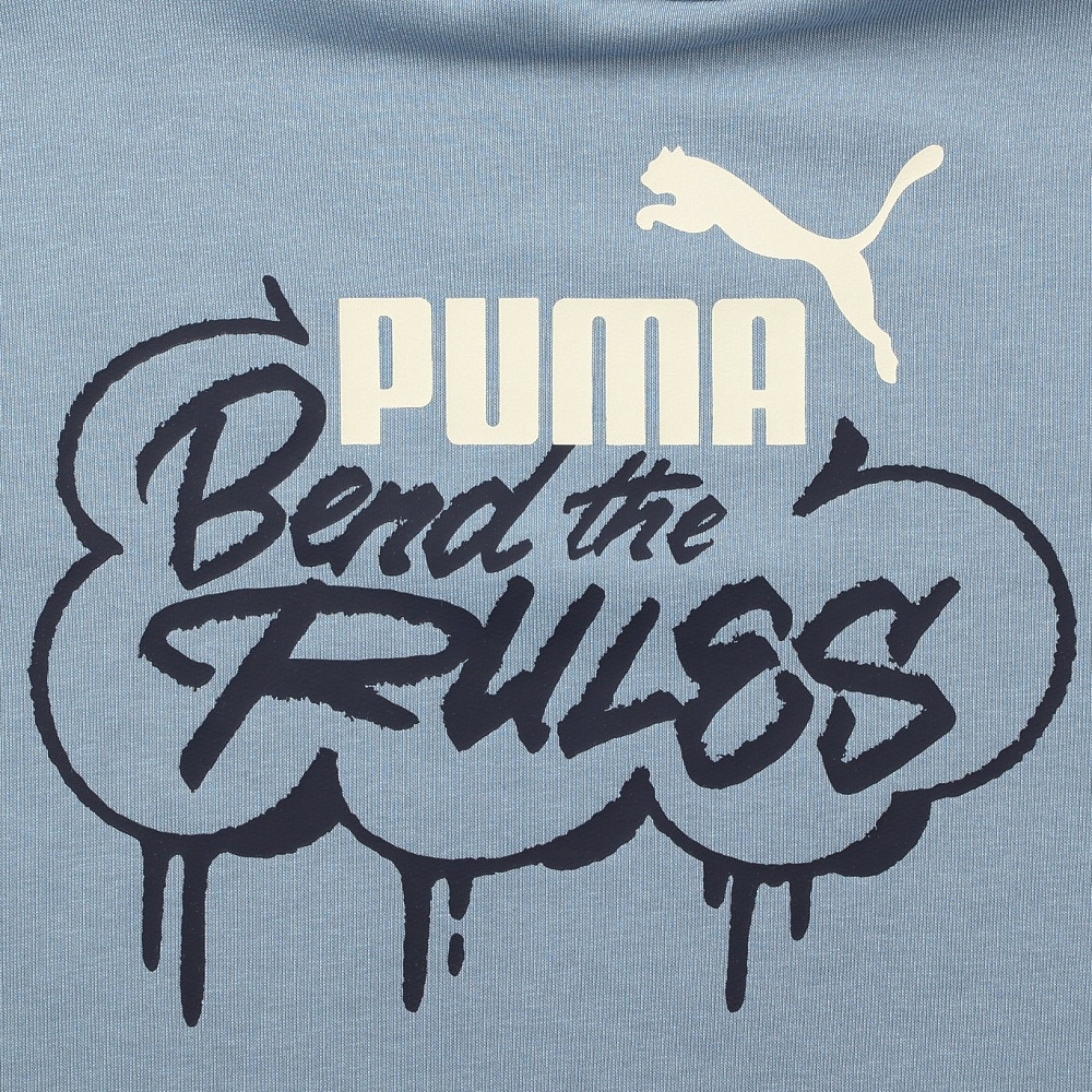 プーマ（PUMA）（キッズ）ミッド 90S フーディ 691185 34 LBLU