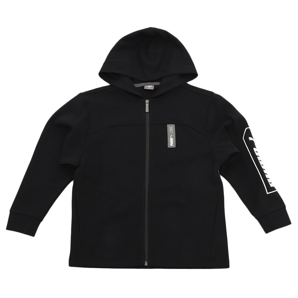  キッズ NU-TILITY フルジップ フーディー 580987 01 BLK オンライン価格