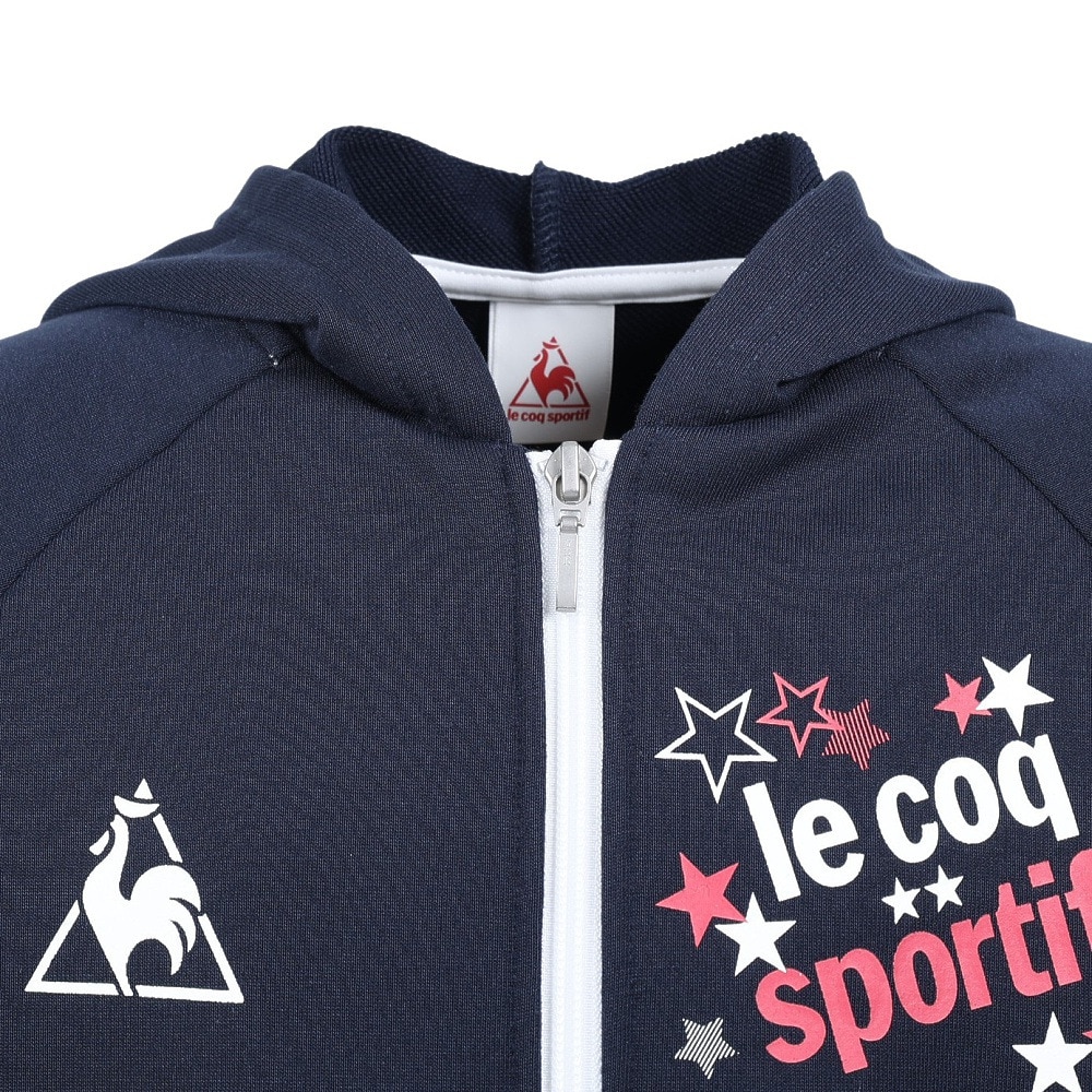 ルコック スポルティフ（le coq sportif）（キッズ）パーカー キッズ スウェットフーデッドジャケット QMJPJF41XB NVY  スポーツ用品はスーパースポーツゼビオ