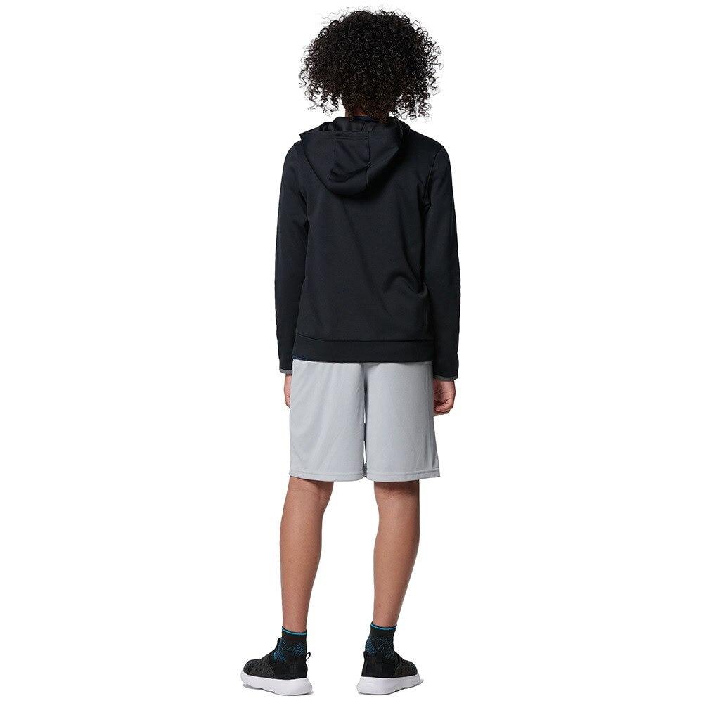 アンダーアーマー（UNDER ARMOUR）（キッズ）パーカー ボーイズ アーマーフリース フルジップ 1357605 BLK/PCG AT オンライン価格