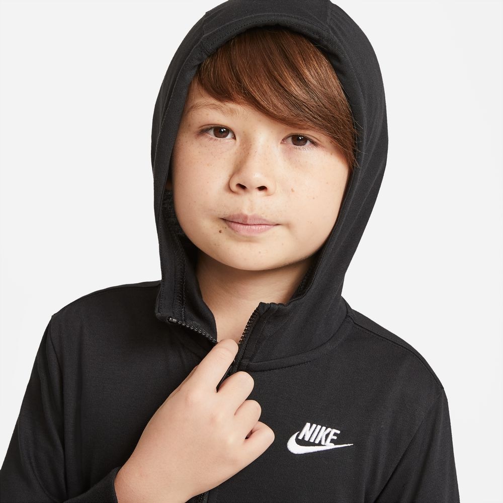 ナイキ（NIKE）（キッズ）パーカー YTH NSW 長袖 ジャージ フルジップ フーディ DA0801-010