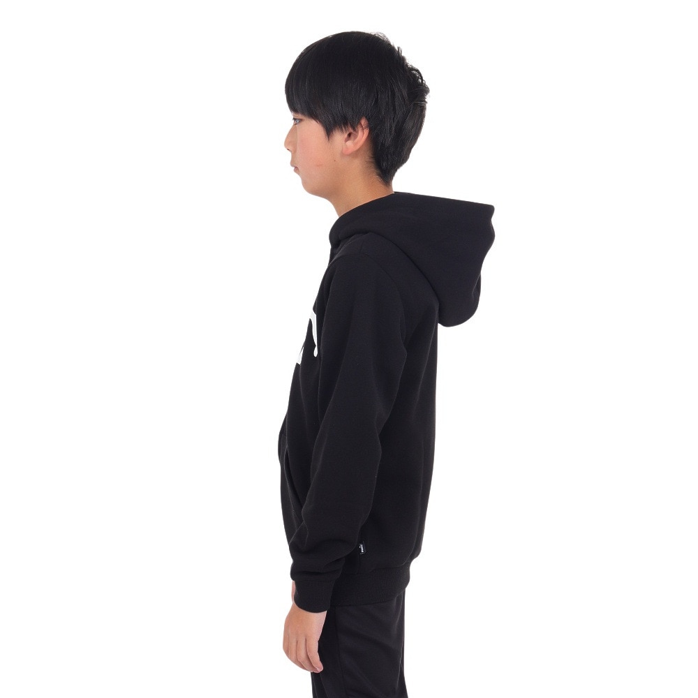 プーマ（PUMA）（キッズ）ESS ビッグロゴ フーデッドジャケット 848437 01 BLK