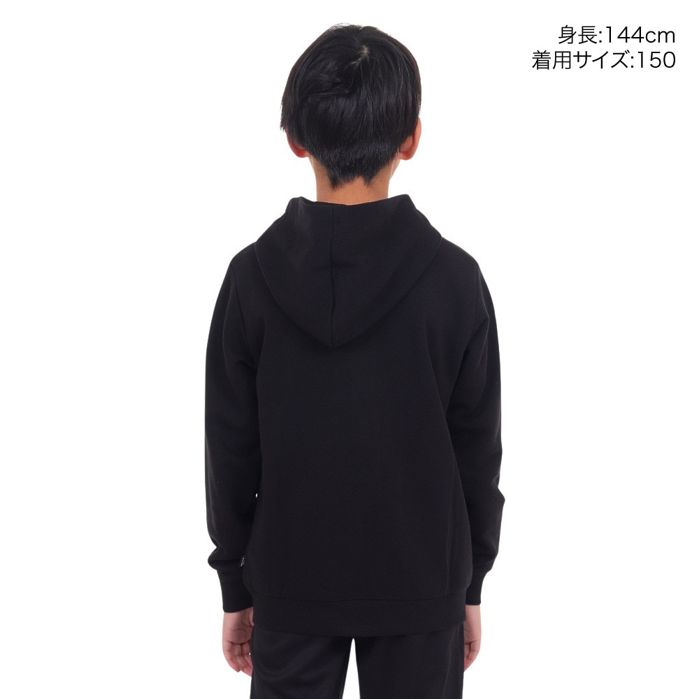 プーマ（PUMA）（キッズ）ESS ビッグロゴ フーデッドジャケット 848437 01 BLK