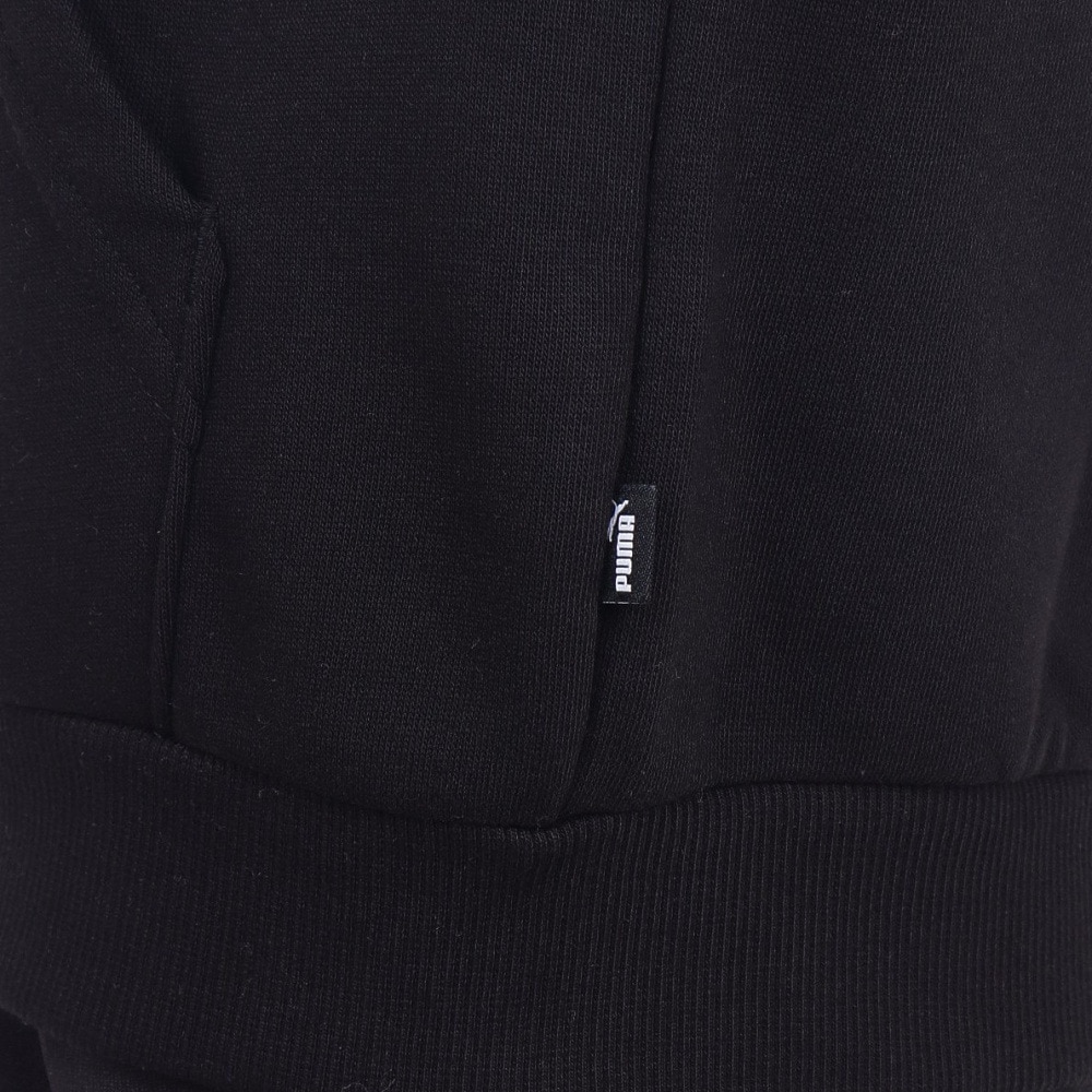 プーマ（PUMA）（キッズ）ESS ビッグロゴ フーデッドジャケット 848437 01 BLK