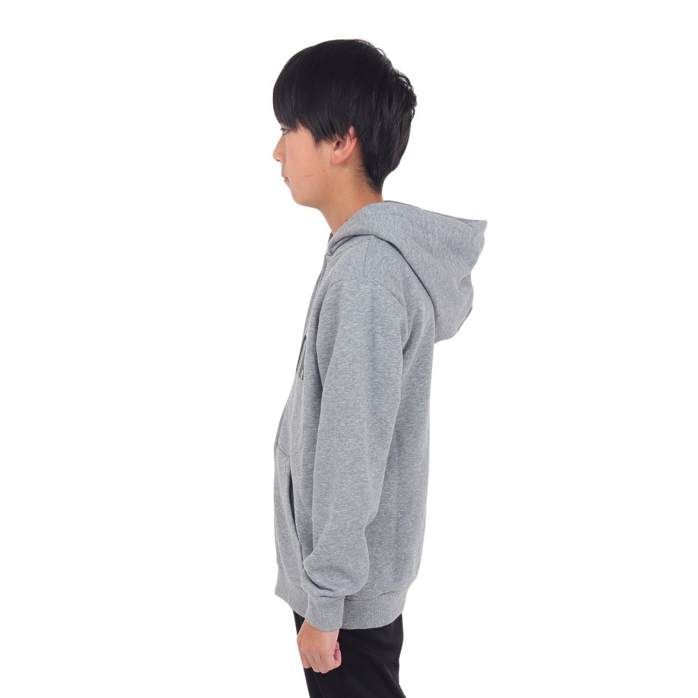 プーマ（PUMA）（キッズ）ESS ビッグロゴ フーデッドジャケット 848437 03 MGRY