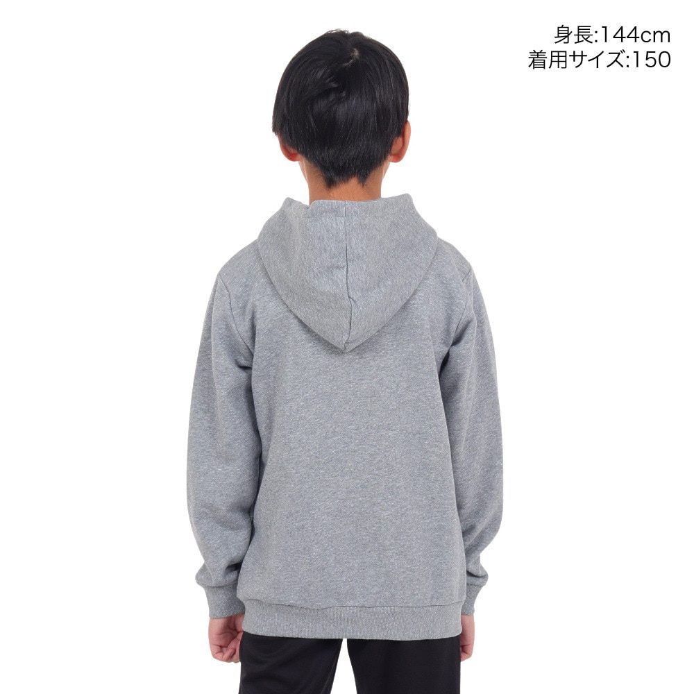 プーマ（PUMA）（キッズ）ESS ビッグロゴ フーデッドジャケット 848437 03 MGRY