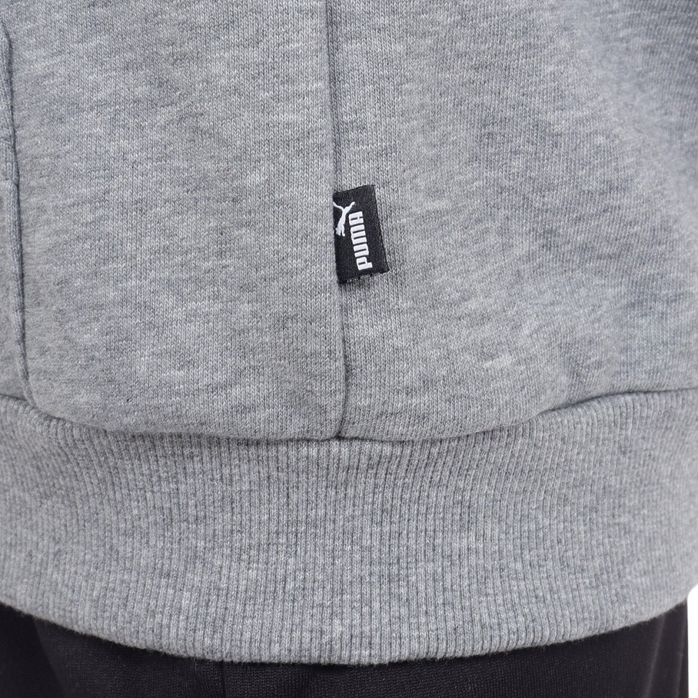 プーマ（PUMA）（キッズ）ESS ビッグロゴ フーデッドジャケット 848437 03 MGRY
