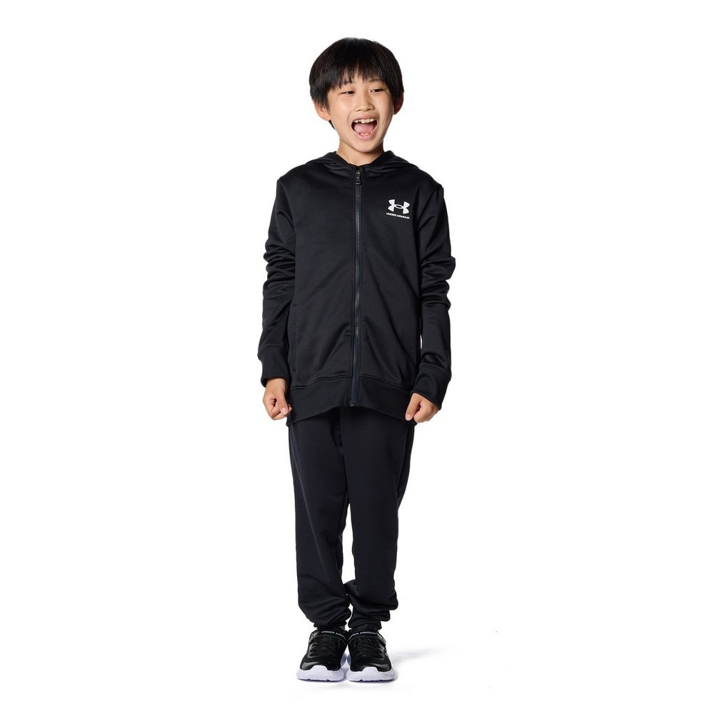 アンダーアーマー（UNDER ARMOUR）（キッズ）パーカー キッズ  テック テリー フルジップ フーディー 1381170 001