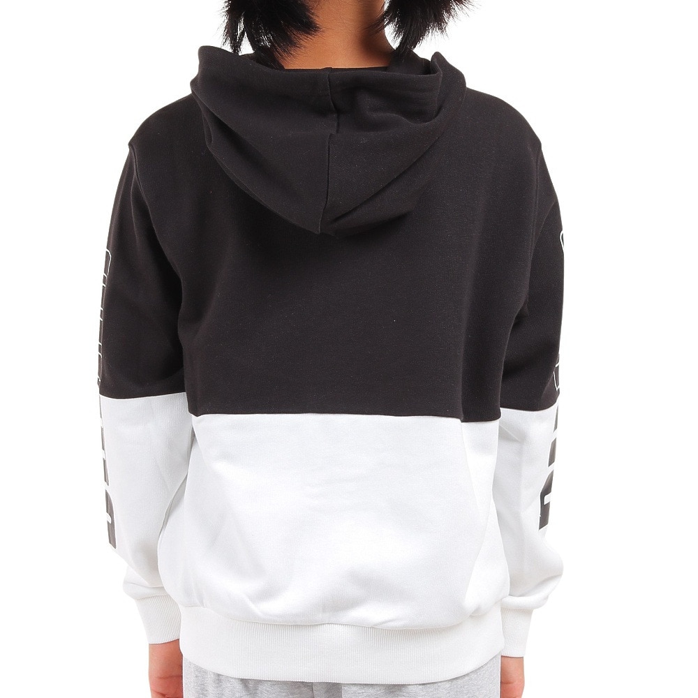プーマ（PUMA）（キッズ）ジャージ キッズ ボーイズ POWER カラーブロック フーデッド 678571 01 BKWT
