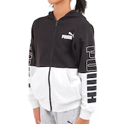 プーマ(PUMA)(キッズ)ジャージ キッズ ボーイズ POWER カラーブロック フーデッド 678571 01 BKWT
