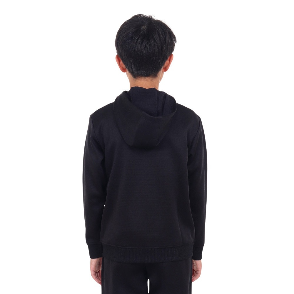 ジローム（GIRAUDM）（キッズ）ジュニア grit フリース フルジップパーカー SW3F0042-TR862-GRCD BLK