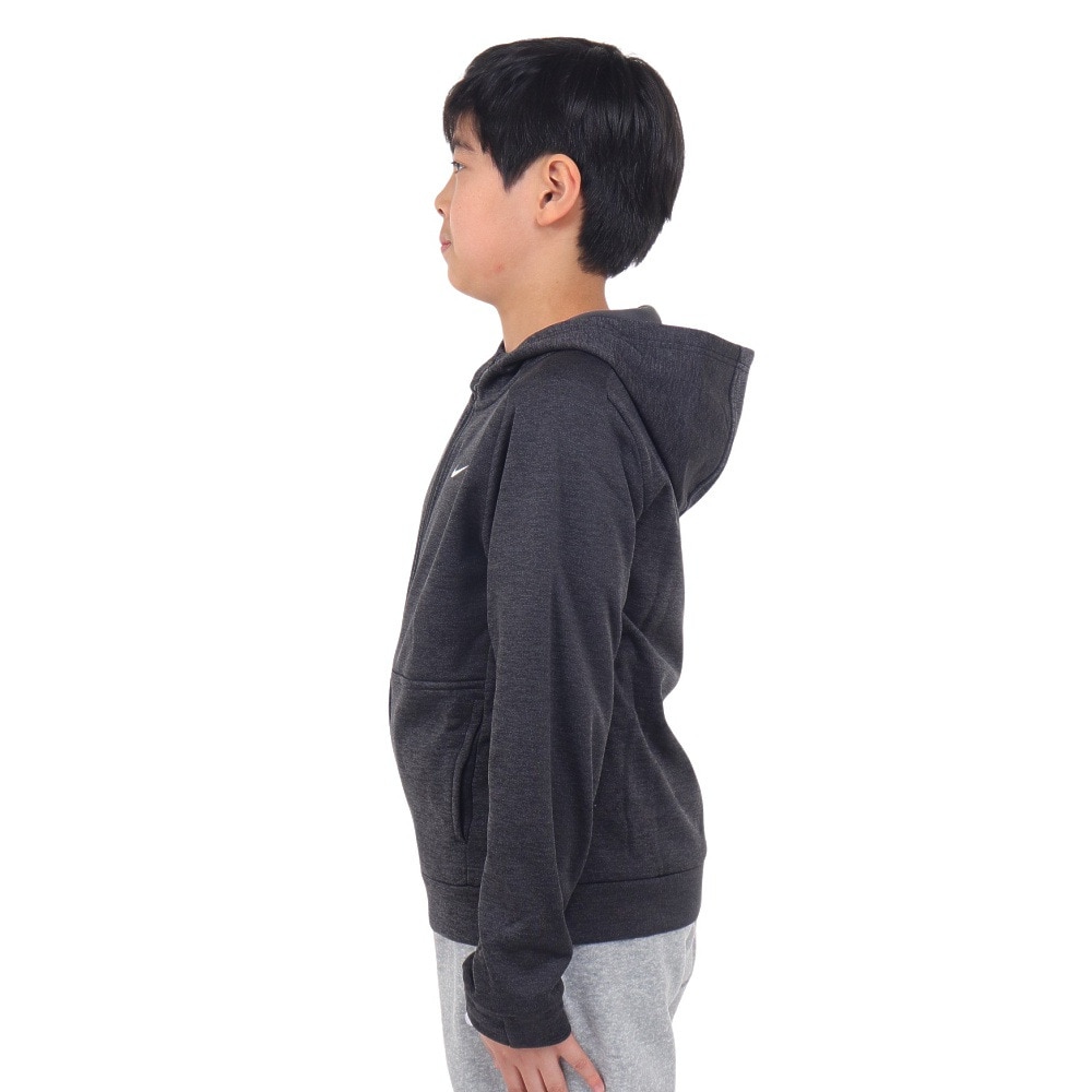 ナイキ（NIKE）（キッズ）Therma-FIT マルチ+ ジュニア フルジップ トレーニングパーカー FD3883-010