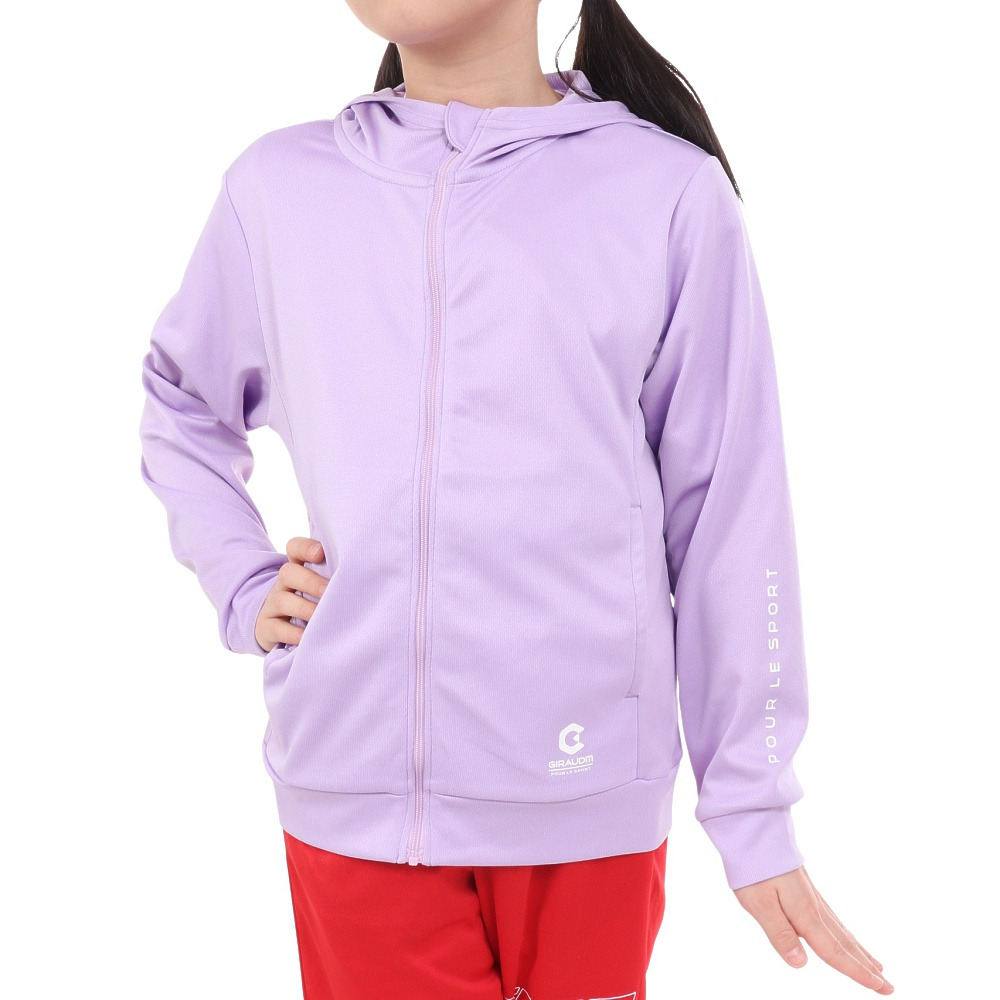(キッズ)ジュニア UV メッシュ フルジップフーディー SW4S0082-TR862-GRES LVD