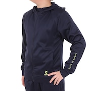 (キッズ)ジュニア UV メッシュ フルジップフーディー SW4S0082-TR862-GRES NVY