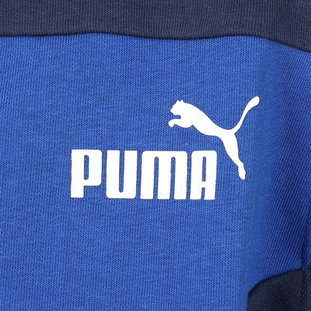 プーマ（PUMA）（キッズ）ジュニア PUMA POWER カラーブロック フルジップフーデッドジャケット 681395 14 NVY