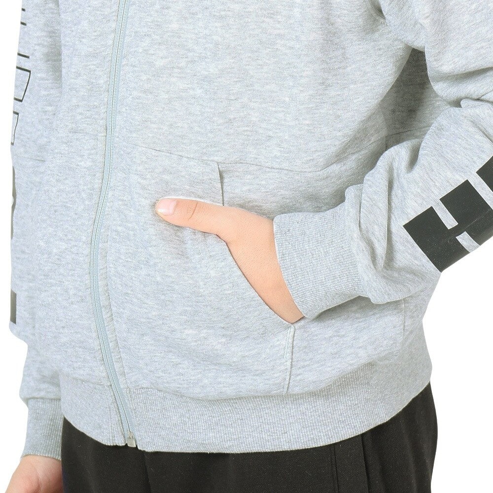 プーマ（PUMA）（キッズ）ジャージ ボーイズ POWER カラーブロック フーデッド 678571 04 LGRY