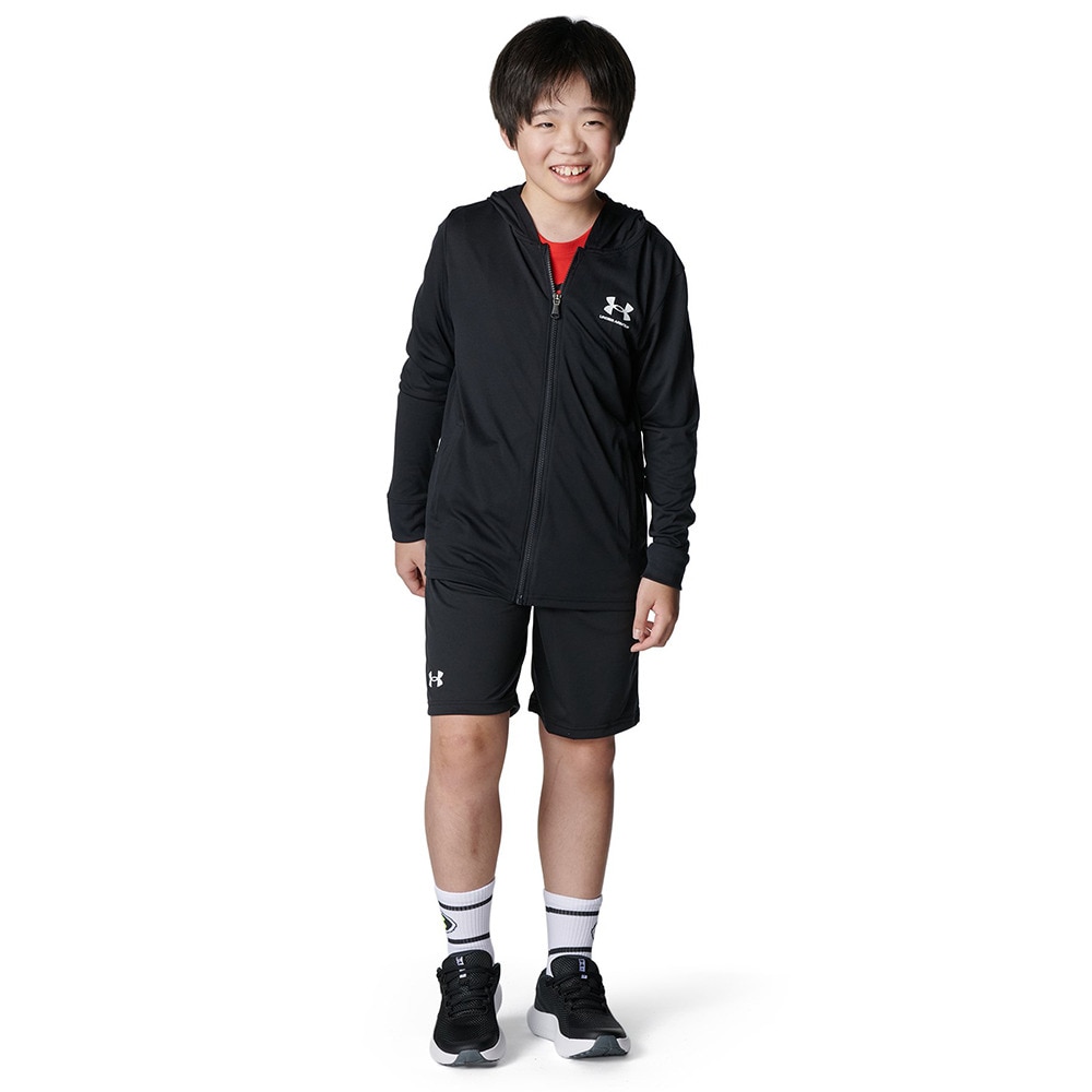 アンダーアーマー（UNDER ARMOUR）（キッズ）テック フルジップ フーディー 6001341 001