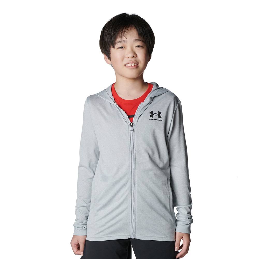 アンダーアーマー（UNDER ARMOUR）（キッズ）テック フルジップ フーディー 6001341 011