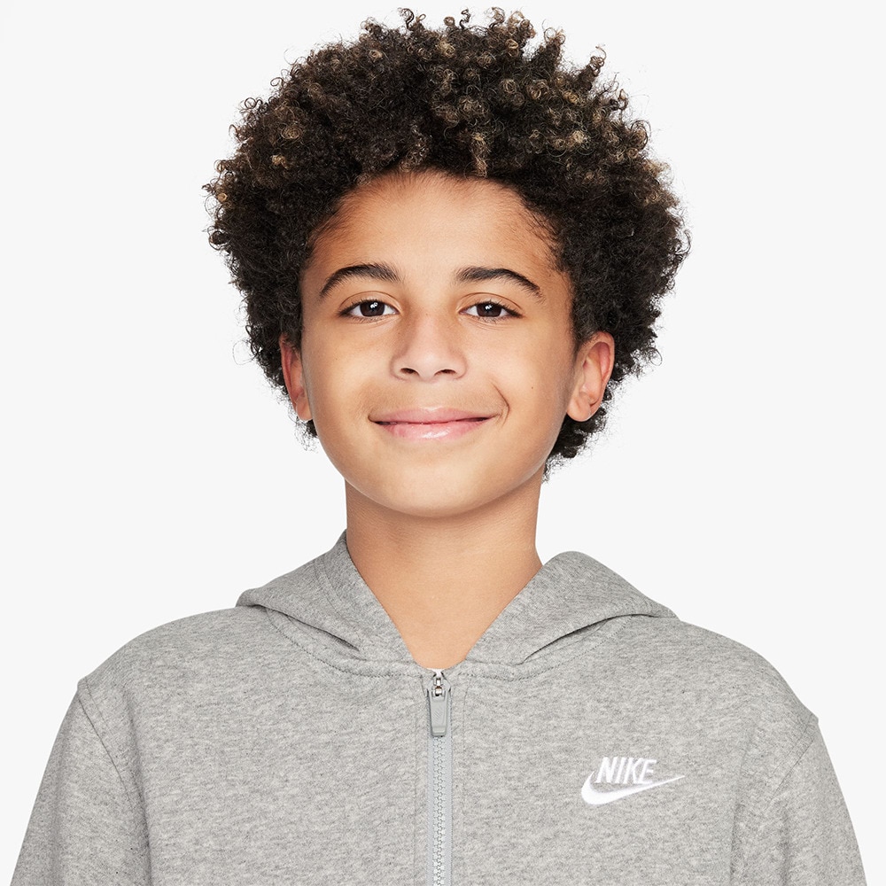 ナイキ（NIKE）（キッズ）NSW クラブ フリース フルジップ 長袖 FD3004-063
