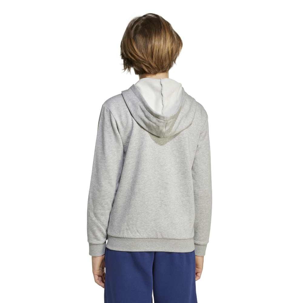 アディダス（adidas）（キッズ）キッズ シーズナル エッセンシャルズ カレッジ タイポグラフィ フルジップ パーカー KLH29-JW2388