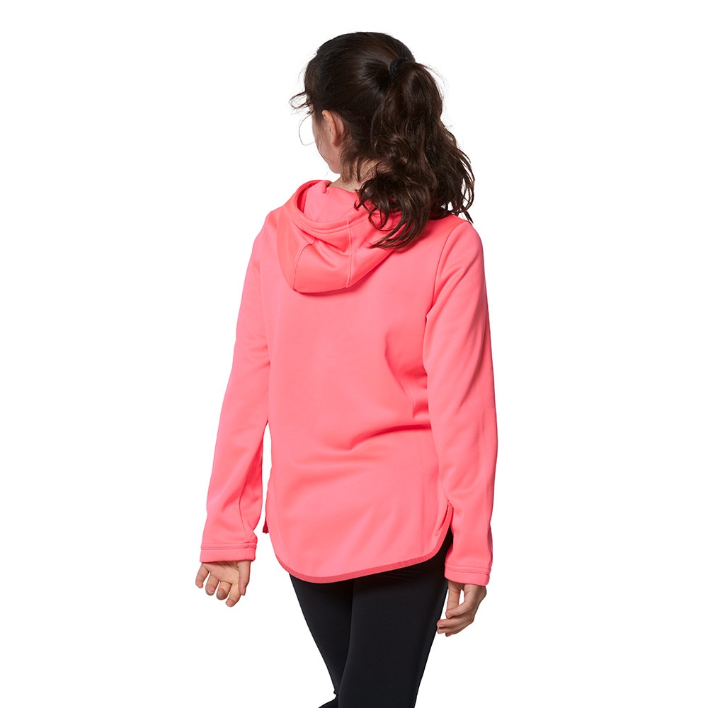 アンダーアーマー（UNDER ARMOUR）（キッズ）ジュニア フリース シークイン ロゴ フーディー 1366052 653