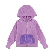 ナイキ（NIKE）（キッズ）キッズ ベビー ガールズ RISE F-ZIP HOODY フルジップフーディ 26I056-P85 ※要サイズ確認