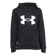 アンダーアーマー（UNDER ARMOUR）（キッズ）スウェットパーカー アーマー フリース GLITTER フーディー ガールズ 女の子 1373136 001