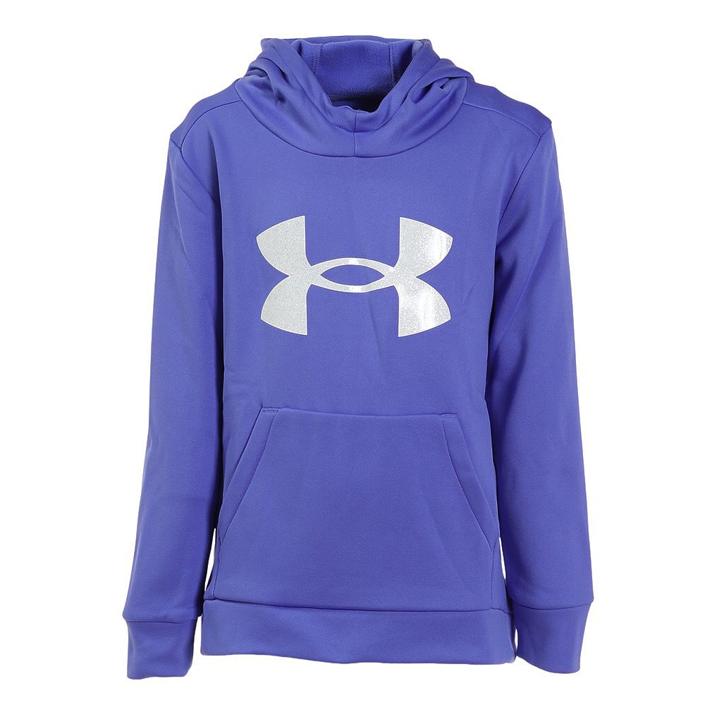 アンダーアーマー（UNDER ARMOUR）（キッズ）スウェットパーカー アーマー フリース GLITTER フーディー ガールズ 女の子 1373136 184