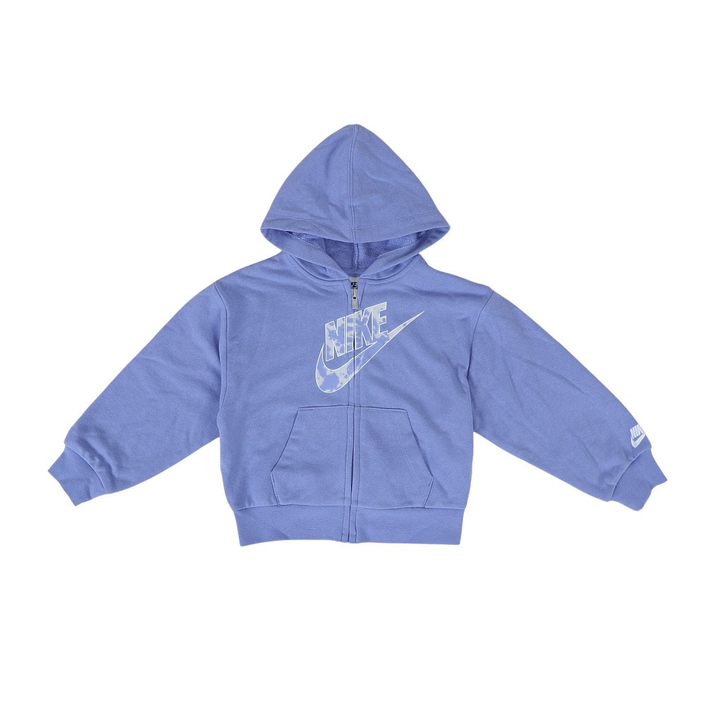 ナイキ（NIKE）（キッズ）ガールズ クラウドウォッシュ フルジップフーディー 26K007-P3F 