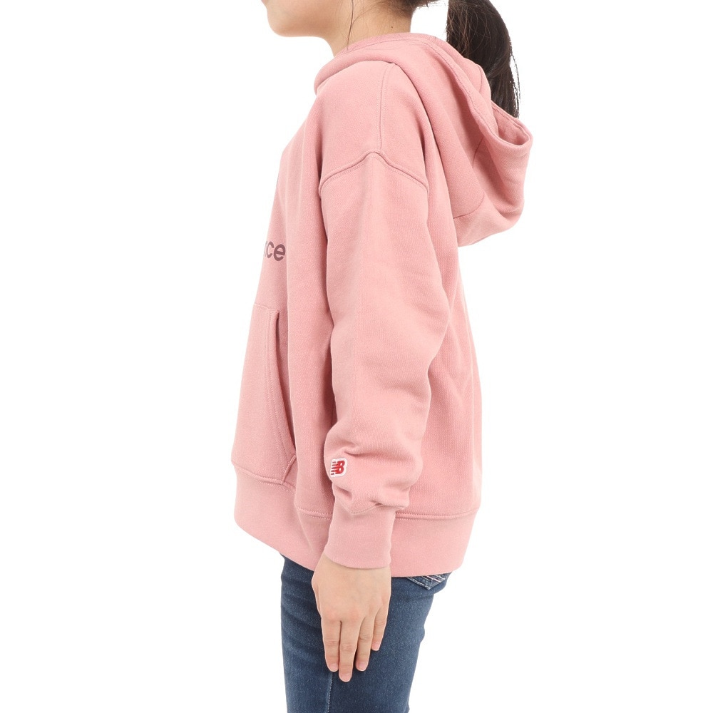 ニューバランス（new balance）（キッズ）パーカー キッズ  スウェットフーディー ABT35157POO
