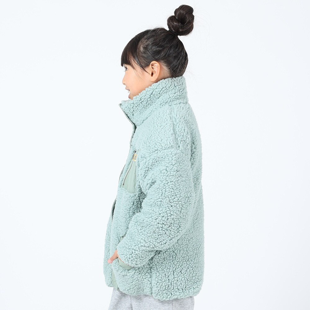 ロキシー（ROXY）（キッズ）ジュニア MINI UPON US ジップボアジャケット 23FWTJK234083BLU