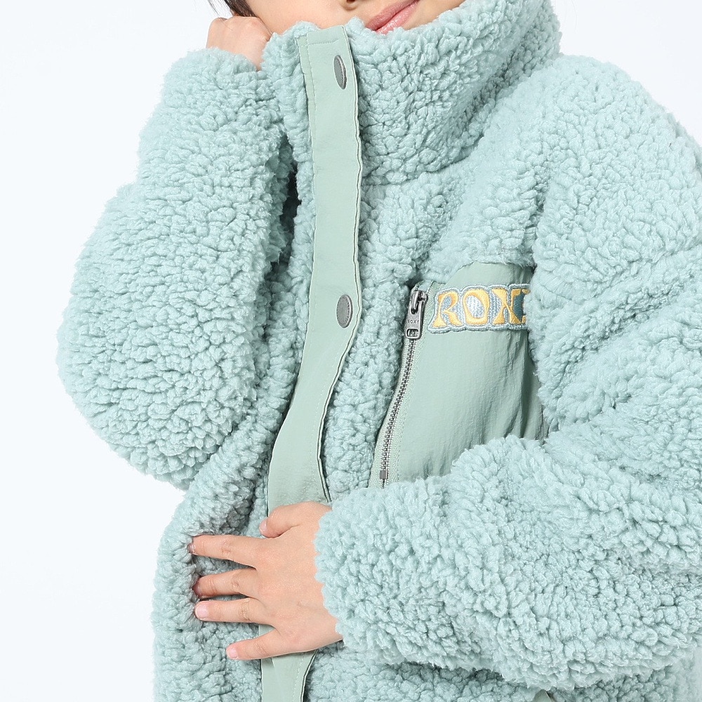 ロキシー（ROXY）（キッズ）ジュニア MINI UPON US ジップボアジャケット 23FWTJK234083BLU