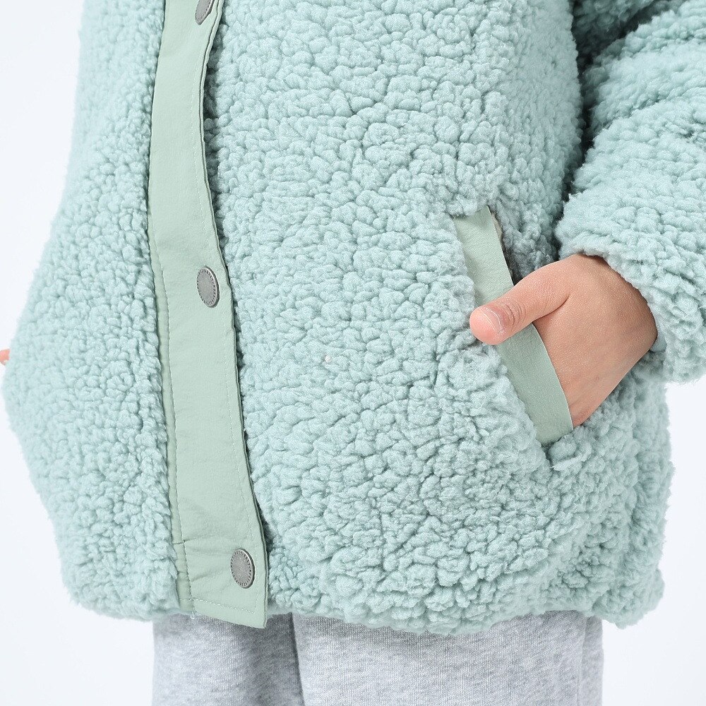 ロキシー（ROXY）（キッズ）ジュニア MINI UPON US ジップボアジャケット 23FWTJK234083BLU