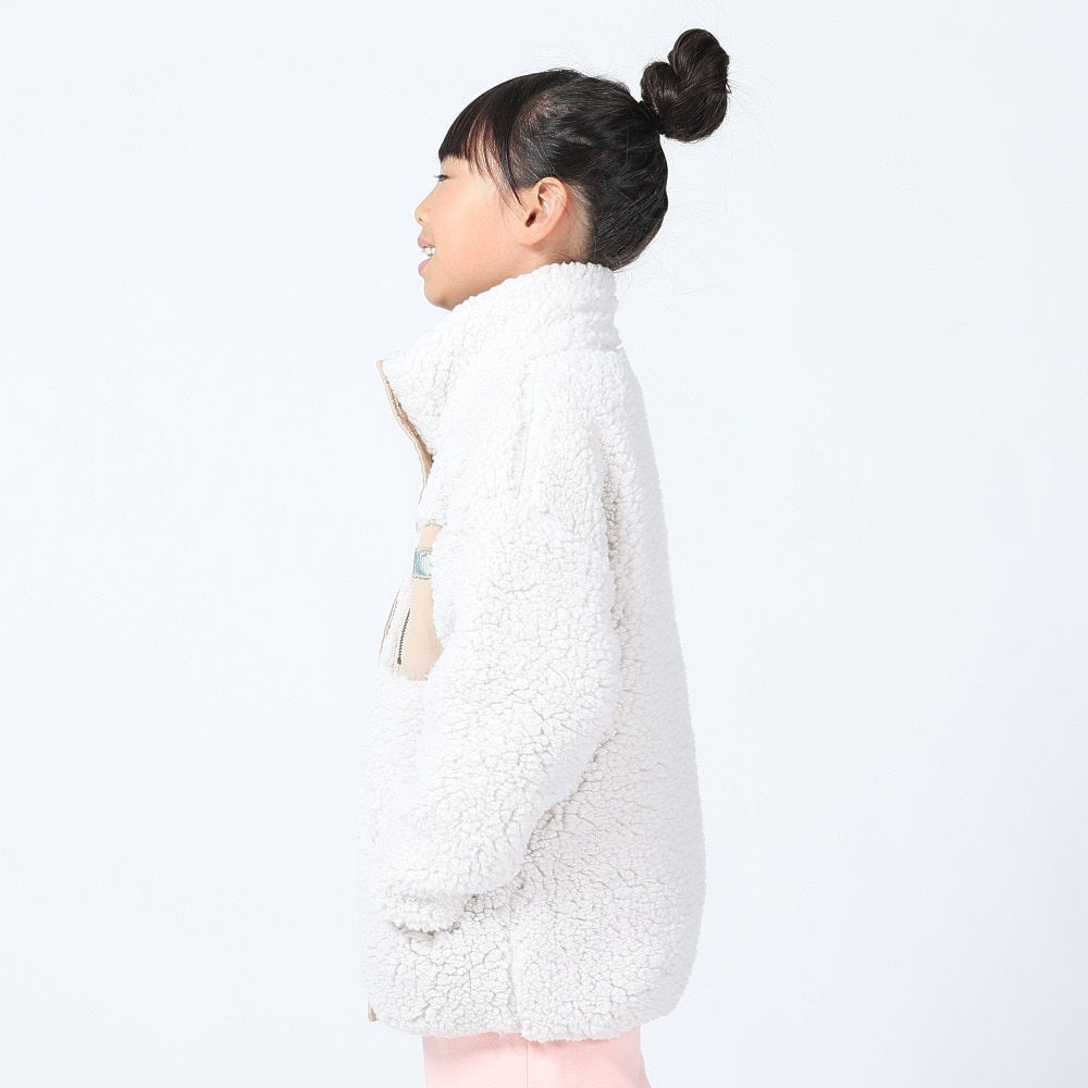ロキシー（ROXY）（キッズ）ジュニア MINI UPON US ジップボアジャケット 23FWTJK234083NAT