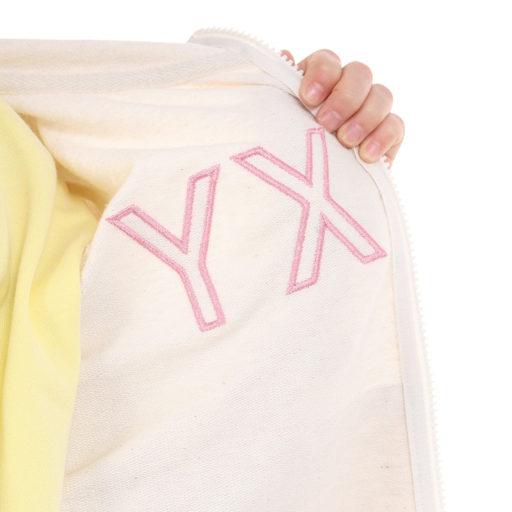 ロキシー（ROXY）（キッズ）ガールズ MINI ROXY ラメ入り ジップパーカー 23FWTZP234087HER