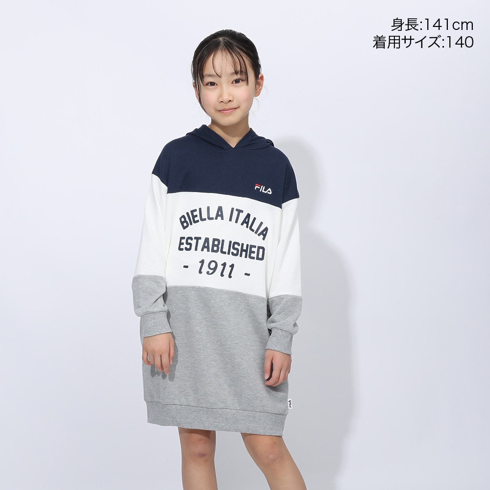 フィラ（FILA）（キッズ）裏毛 ワンピース 144714-GY