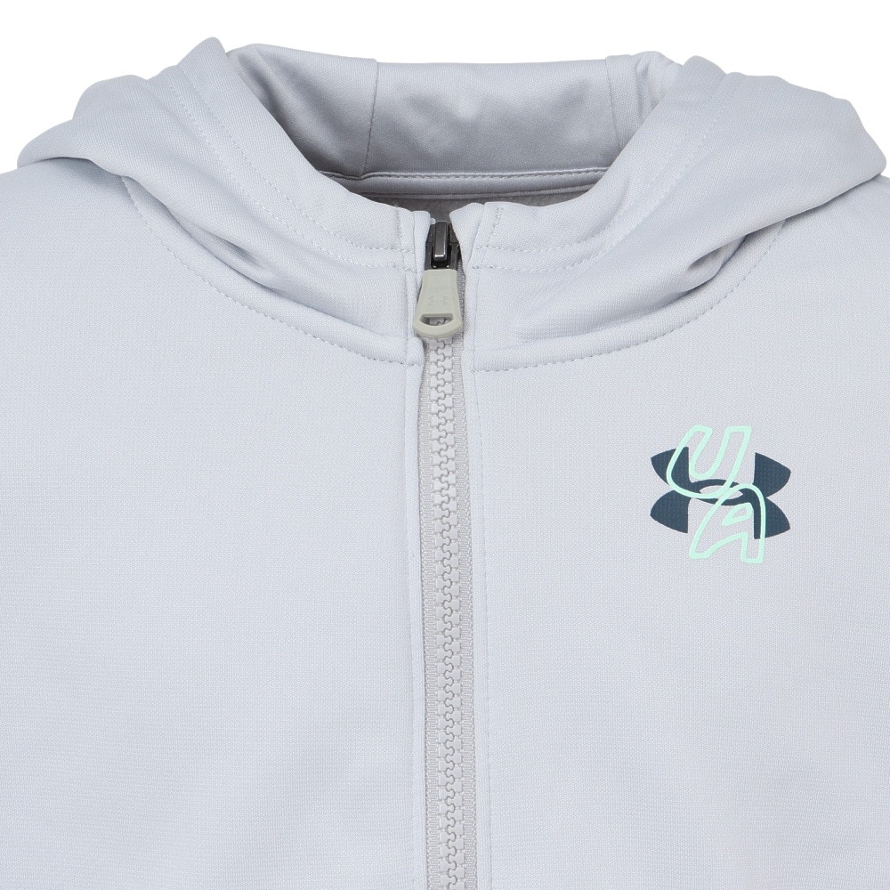 アンダーアーマー（UNDER ARMOUR）（キッズ）ジュニア アーマーフリース フルジップ スウェットパーカー 1366050 014