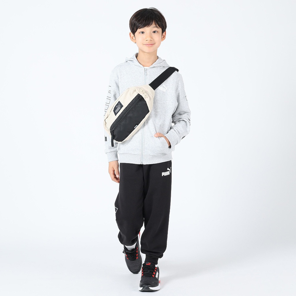 プーマ（PUMA）（キッズ）スウェットパンツ キッズ ボーイズ PUMA POWER カラーブロック  678563 01 BLK