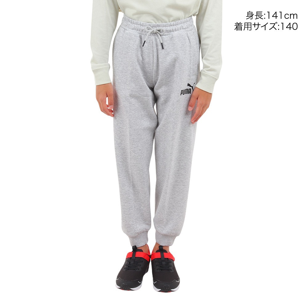 プーマ（PUMA）（キッズ）スウェットパンツ キッズ ボーイズ PUMA POWER カラーブロック 678563 04 LGRY