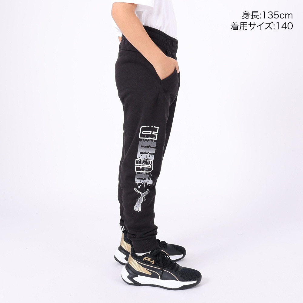 プーマ（PUMA）（キッズ）ジュニア ESS FUTUREVERSE スウェットロングパンツ 678567 01 BLK