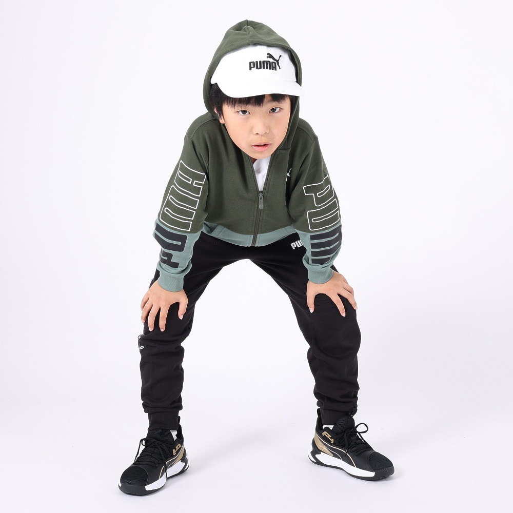 プーマ（PUMA）（キッズ）ジュニア ESS FUTUREVERSE スウェットロングパンツ 678567 01 BLK