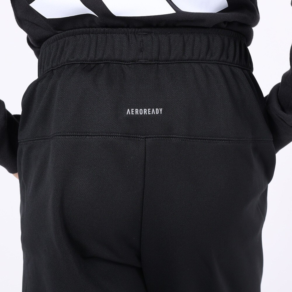 アディダス（キッズ）ジュニア トレーニング エッセンシャルズ ウォーム ロゴ レギュラーフィット カフパンツ IKS31-IK4652