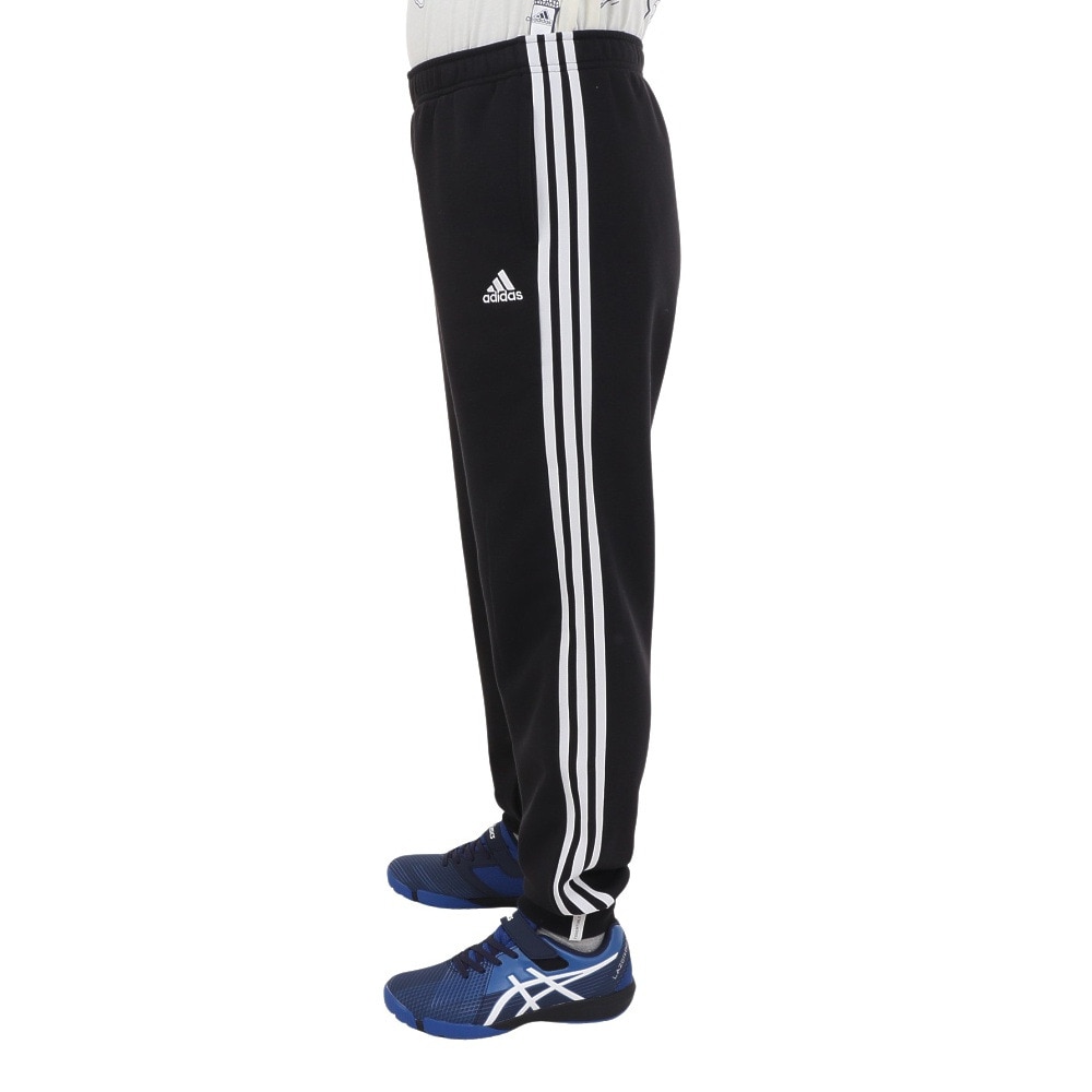 アディダス（adidas）（キッズ）ジュニア エッセンシャルズ プラス スリーストライプス フレンチテリー カフパンツ KWF32-JE1707