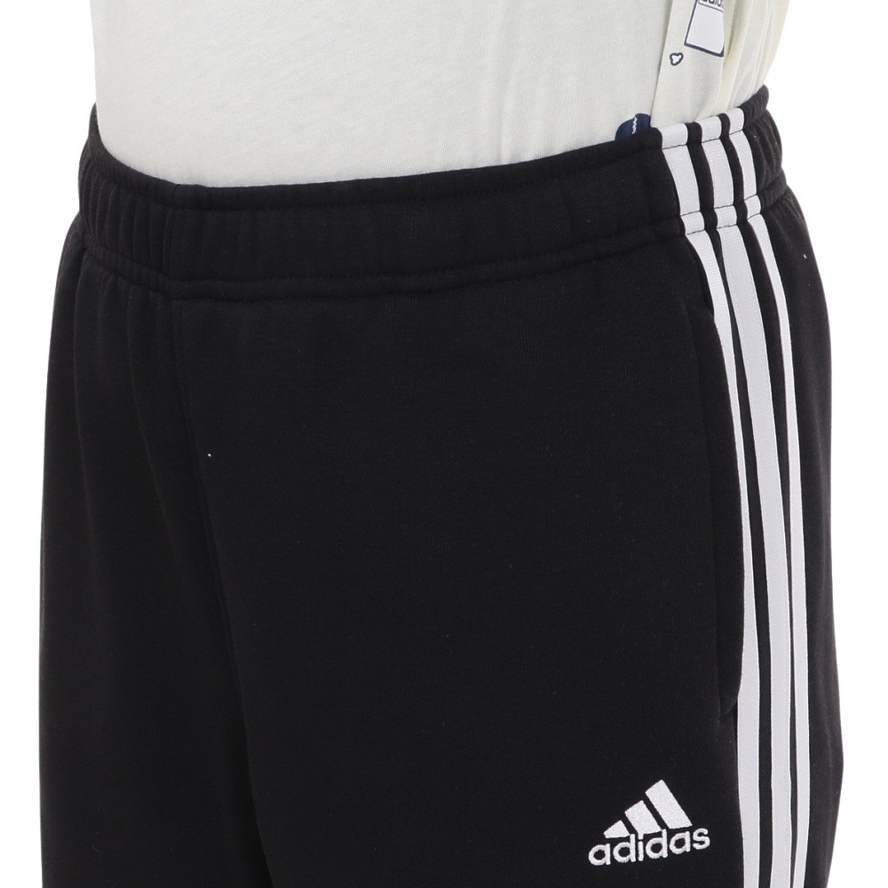 アディダス（adidas）（キッズ）ジュニア エッセンシャルズ プラス スリーストライプス フレンチテリー カフパンツ KWF32-JE1707