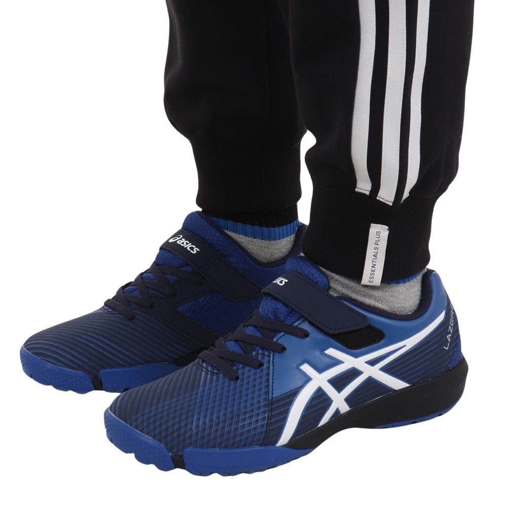 アディダス（adidas）（キッズ）ジュニア エッセンシャルズ プラス スリーストライプス フレンチテリー カフパンツ KWF32-JE1707