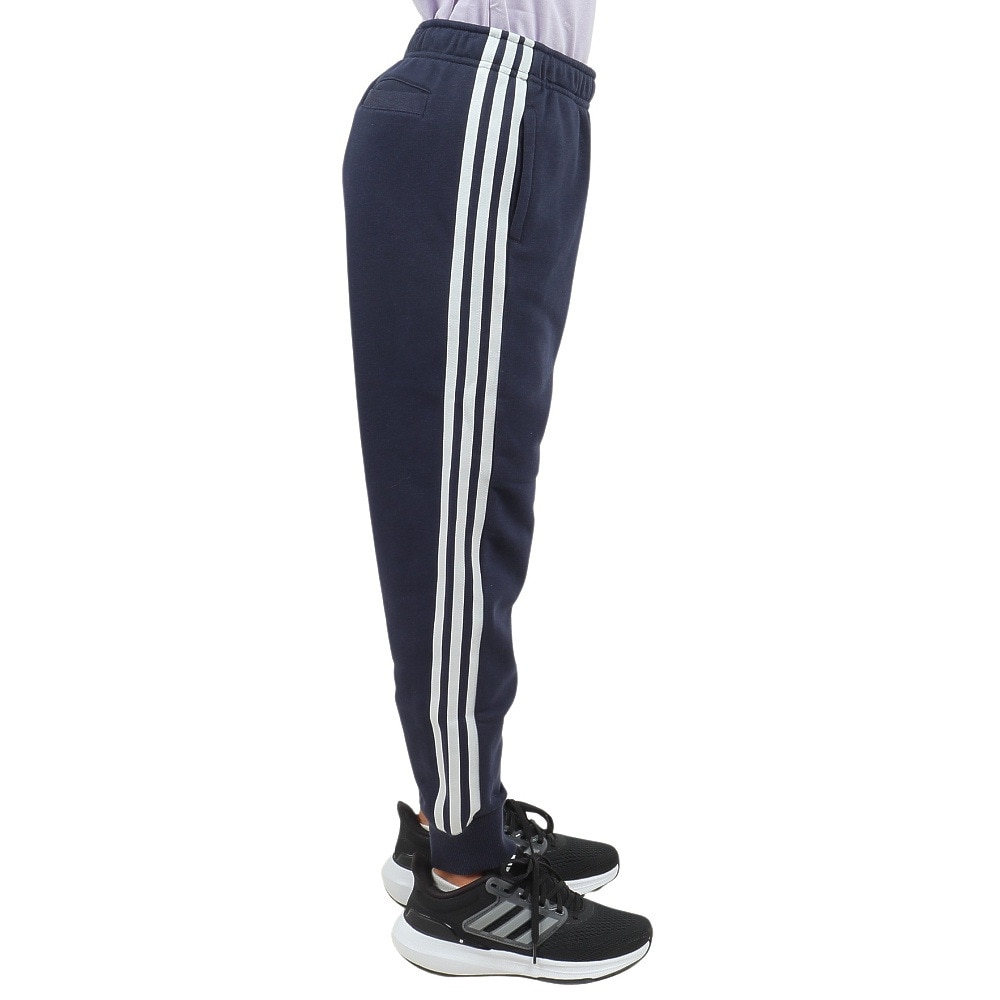 アディダス（adidas）（キッズ）ジュニア エッセンシャルズ プラス スリーストライプス フレンチテリー カフパンツ KWF32-JE1708
