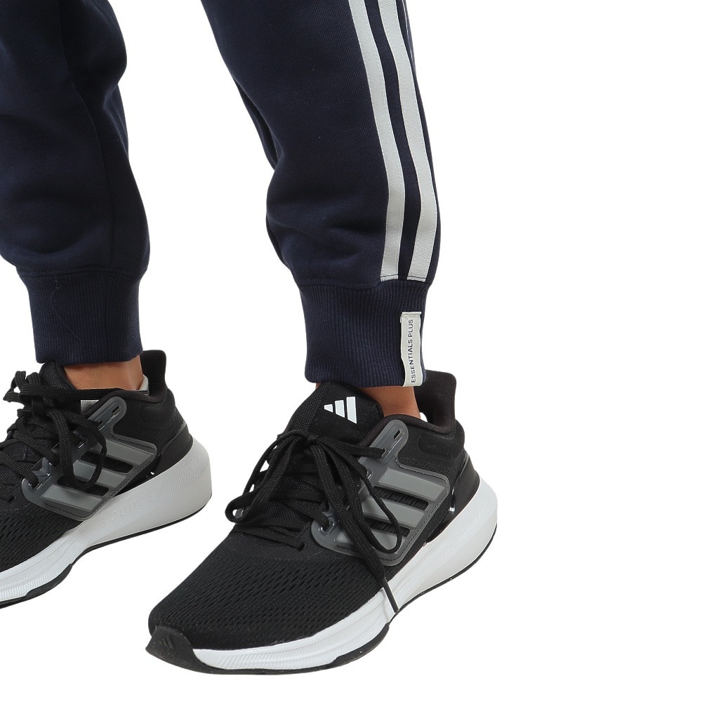 アディダス（adidas）（キッズ）ジュニア エッセンシャルズ プラス スリーストライプス フレンチテリー カフパンツ KWF32-JE1708