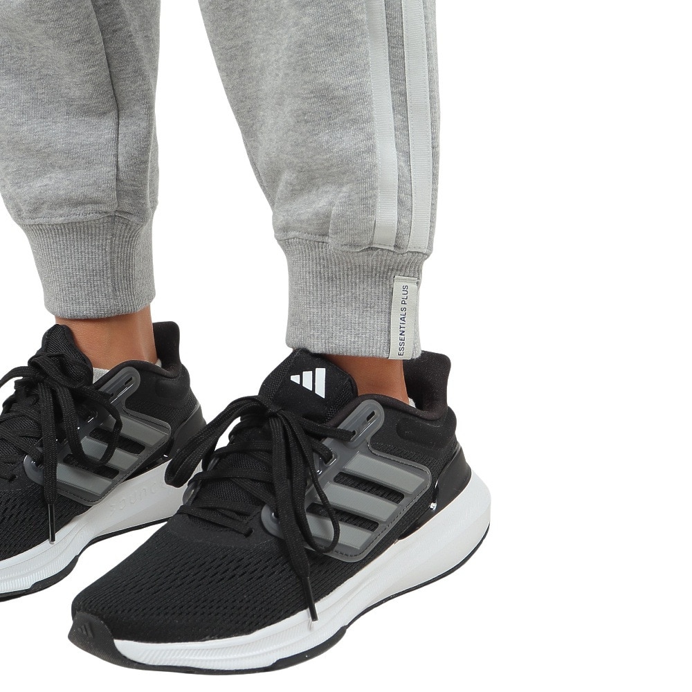 アディダス（adidas）（キッズ）ジュニア エッセンシャルズ プラス スリーストライプス フレンチテリー カフパンツ KWF32-JE1709