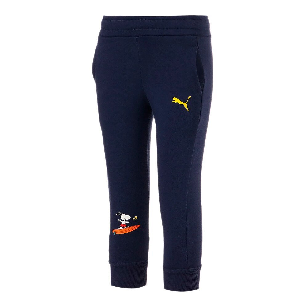  PUMA×PEANUTS キッズ スウェットパンツ 586134 06 NVY